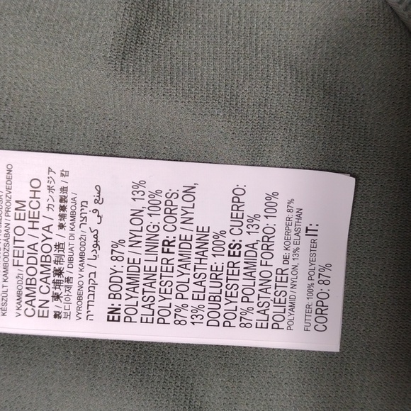 NWT Roxy Olive Green Mini Coverage Bikini Women's Size XXL - Picture 6 of 8